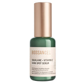 BIOSSANCE Squalane Vitamin C serum bottle closeup showing brightening formula for daily use