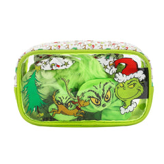 Bioworld Grinch scrunchie featuring Grinch face design for playful ponytails