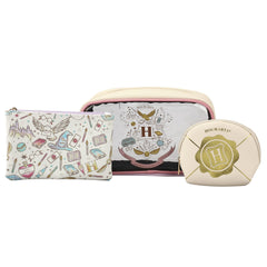 Bioworld Harry Potter Hogwarts Crest large bag with clear panel for easy security checks.