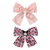 Bioworld My Melody Kuromi bows front view for cute everyday styling