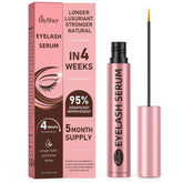 Biysber Lash Serum bottle close-up highlighting the growth-supporting formula.