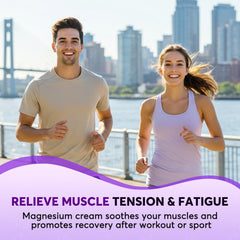 BIYSBER magnesium lotion night time scene conveys relaxation before bed