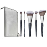 BK Beauty Angie travel brush set with pouch delivers on-the-go flawless coverage.