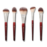 BK Beauty 109 mini-contoured foundation brush for precise blending and natural-looking coverage