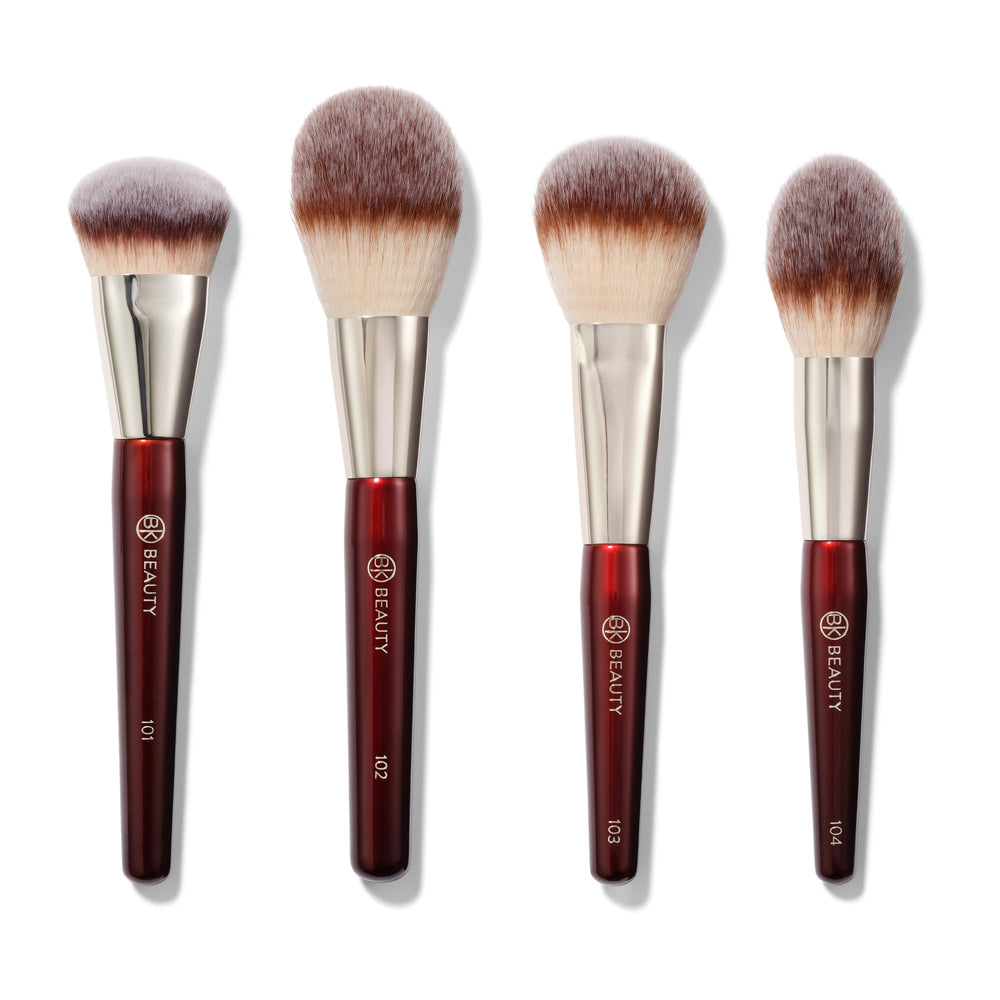 BK BEAUTY Essentials 101 Contoured Foundation brush for airbrushed, streak-free foundation