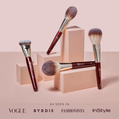 BK BEAUTY Essentials 102 Large Powder brush delivers a natural powder finish