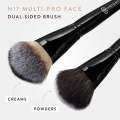 BK BEAUTY Nikki La Rose N17 foundation blending for smooth even coverage.