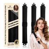 BLAAROOM overnight heatless curler black packaging shows beginner-friendly kit for overnight curls.