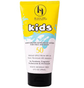 BLACK GIRL SUNSCREEN bottle with SPF50 front view for kids' protection.