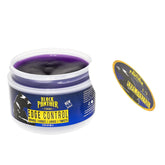 Black Panther Strong edge control jar closeup shows rich texture and premium formula