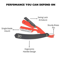 BLACK WIDOW razor balanced 2.6 oz reduces wrist strain during long sessions.