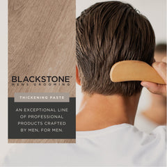 Blackstone model demonstrating added fullness and volume in hair
