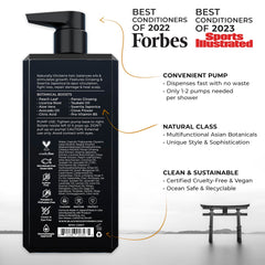Blackwood For Men Active Man Conditioner cap closeup highlights vegan formula.