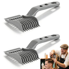 Blend Friend Fade Comb handle for secure grip and precise fades.
