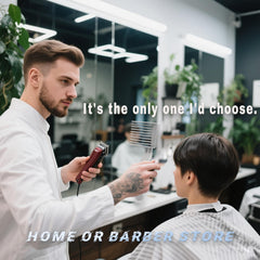 Blend Friend Fade Comb in professional use for consistent fades in salons.