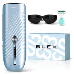 Blex laser hair removal device front view for at-home salon-like results