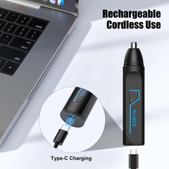 BLIBEE Nose Hair Trimmer brow-trim head tidies stray brows in seconds.