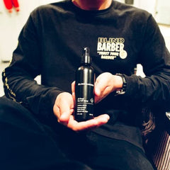 Blind Barber beach-waves hair after use with subtle, matte finish and natural movement.