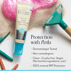 Bliss Block Star visible finish on diverse skin tones without white cast