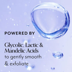 Bliss Body Butter ingredients close-up: AHA exfoliation with hydration from squalane and shea.