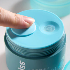 Bliss clarity5-complex illustration explains pore care and oil balance visually.