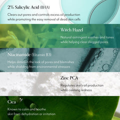 Bliss Clear Genius ingredients salicylic acid for blemish prevention