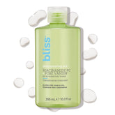 Bliss Disappearing Act Toner bottle demonstrates the pore-vanish formula for clearer skin.