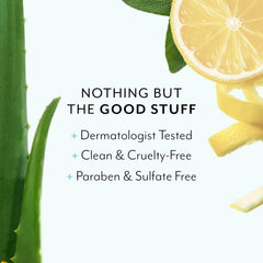 Bliss Lemon & Sage pump-dispensing-action demonstrates easy, quick hand cleansing.