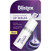 Blistex Conditioning Lip Serum bottle with pump delivers deep moisture for smoother lips.