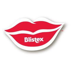 Blistex DCT lip care close-up highlighting cocoa butter and vitamin E benefits
