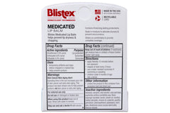 Blistex Medicated Lip Balm SPF 15 on lip to show easy glide.