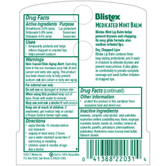 Bulk pack of 24 Blistex Medicated Mint Lip Balm tubes for daily use.