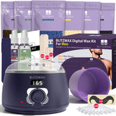 BLITZWAX Brazilian bikini-kit setup for at-home precision and privacy during waxing sessions.