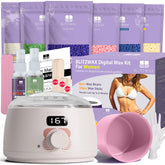 BLITZWAX Brazilian bikini waxing kit front view for at-home hair removal