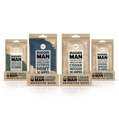 BLKSMITH Refined Man Wipes individually wrapped for hygienic cleansing anywhere.