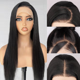 BLL synthetic lace front wig with 13x4 pre-plucked hairline for easy wear