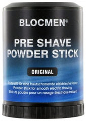 Blocmen Original Pre Shave Powder Stick 60 g application shot absorbs oil for cleaner blade glide
