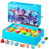 BloomFizzy Sea Surprise bath bombs pack displaying vivid colors for imaginative play