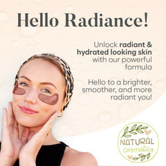 BLOOMORA niacinamide eye patches support elasticity and brighten the under-eye area.
