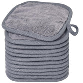 BloomSesame makeup remover cloth gray pack—reusable pads for gentle facial cleansing
