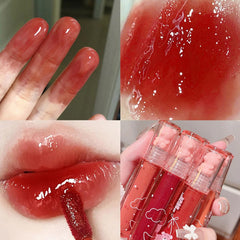 Blopuivo waterproof long-lasting gloss on lips for all-day wear