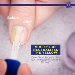 Blue Cross Yello Out swatch shows color enhancement after basecoat.