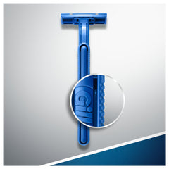 Blue II 20-pack open view for quick, ready-to-use shaving