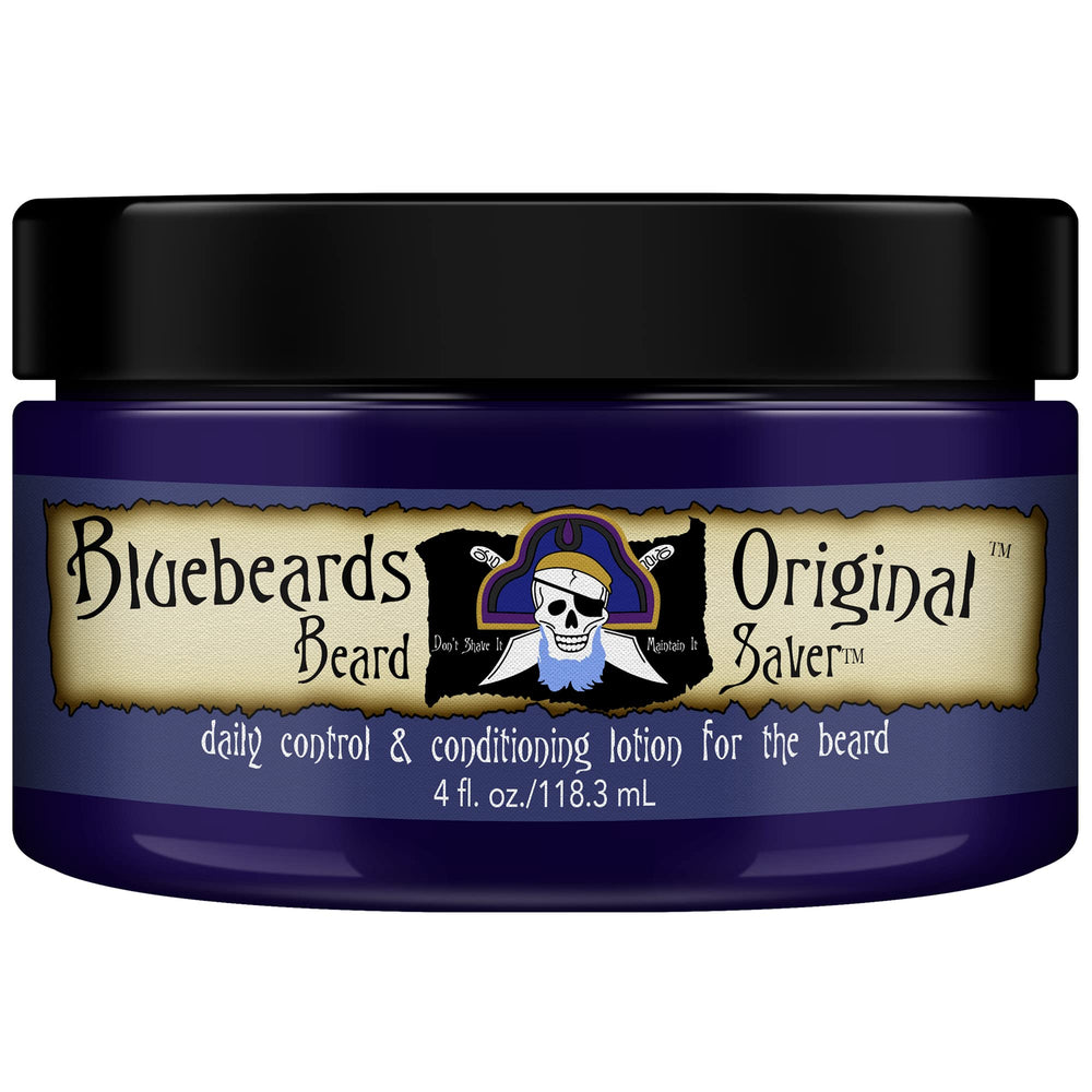 Bluebeards Original leave-in conditioner bottle softens and hydrates facial hair.
