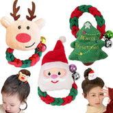 BlueZOO Christmas scrunchies packaging shows festive gifting-ready presentation.