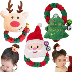 BlueZOO Christmas scrunchies packaging shows festive gifting-ready presentation.