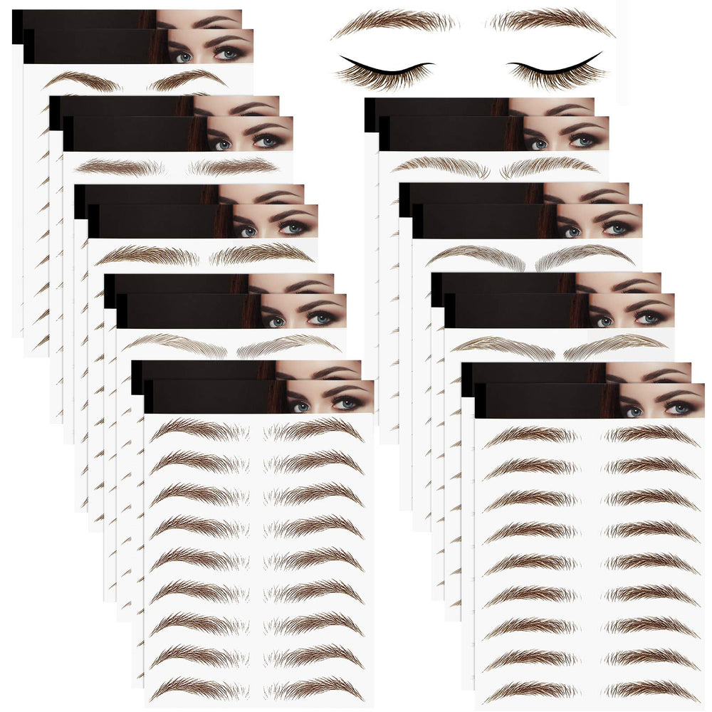 Blulu 18-sheets 4D hair-like eyebrows offer versatile daily styling