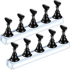 Blulu nail stand base magnetic for secure practice and display of nails