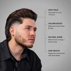 BluMaan Meraki Wax Fiber jar highlighting matte texture for a natural look.