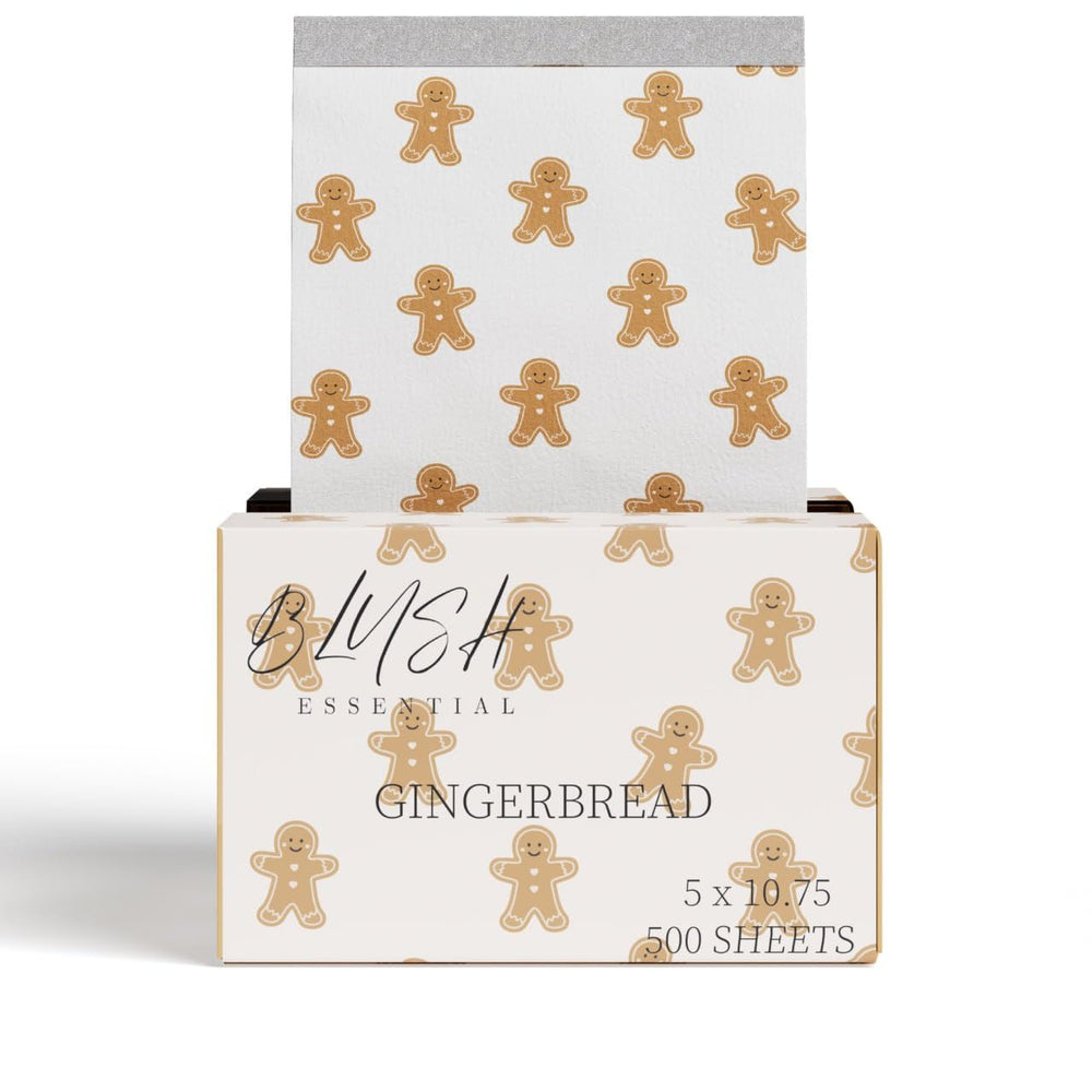 Blush Essentials gingerbread-foil-pattern for Christmas coloring creates festive highlights.